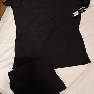 Fashion Nova Black Women's Top and Leggings Set